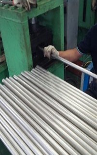 Tube pointing process before drawing