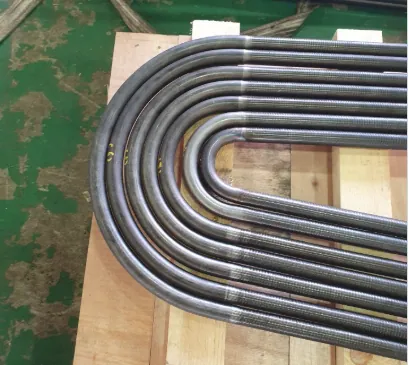 Integral fin (low fin) tube — cropped sample