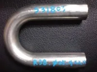 U-bend tube sample duplex S31803, 25.4 x 2.11 mm, bend radius R38