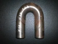 U-bend tube sample SA178, 38.1 x 4.2 mm, bend radius R38