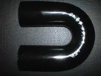 U-bend tube sample SA178, 50.8 x 4.2 mm, bend radius R45